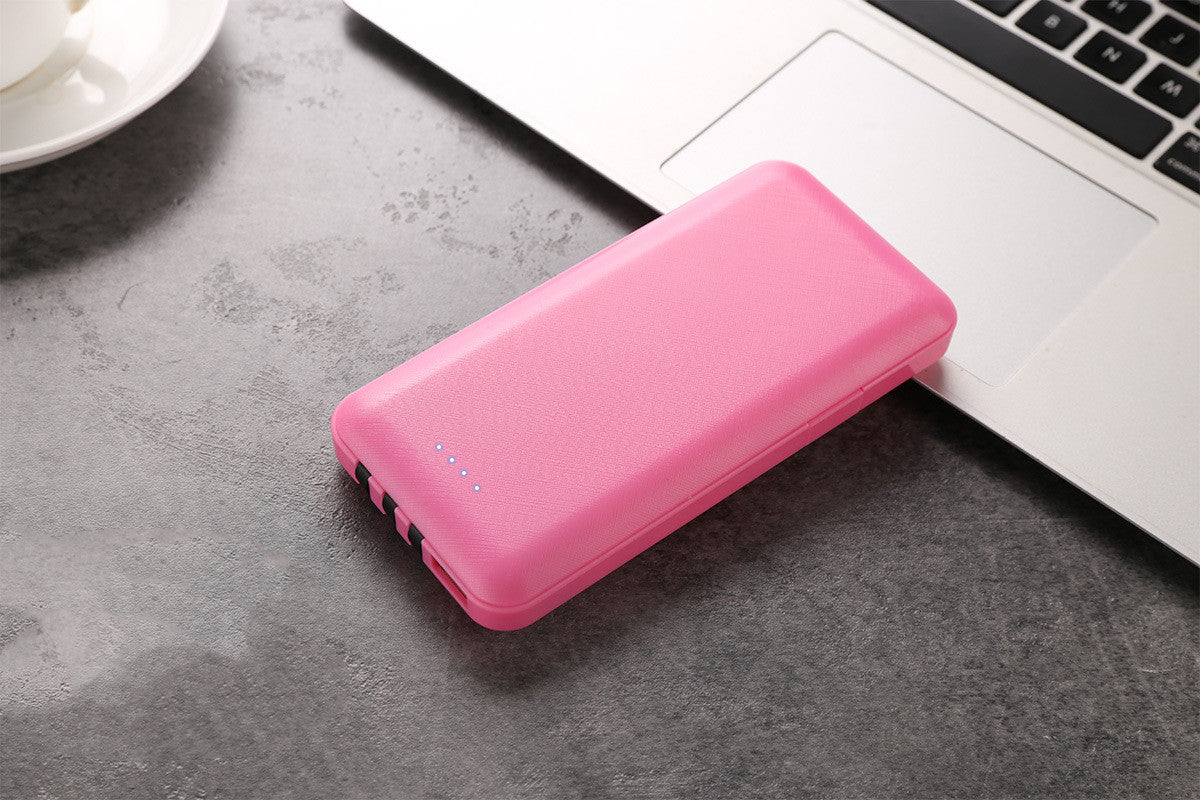 Stay Charged Anywhere with Our Comes With Three-wire Power Bank